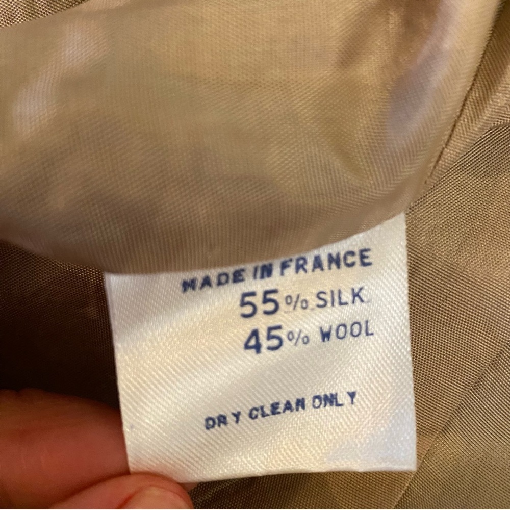 Vertigo Paris Womens Small Patchwork Wool Silk Bl… - image 13